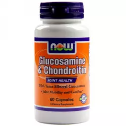 NOW FOODS Glucosamine & Chondroitin 750 мг / 600 мг Глюкозамин хондроитин