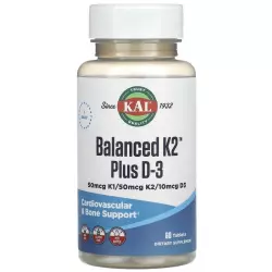 KAL Balanced K2 Plus D-3 100 mcg Витамин D