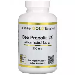 California Gold Nutrition Bee Propolis 2X Concentrated Extract 500 mg Экстракты