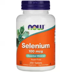 NOW Selenium - Селен 100 мкг Селен