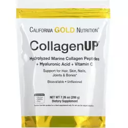 California Gold Nutrition CollagenUP Marine Sourced Peptides + Hyaluronic Acid + Vitamin C Коллаген 1,2,3 тип