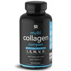 Sports Research Multi Collagen Capsules, Мульти Коллагеновый комплекс, 90 капсул Коллаген 1,2,3 тип
