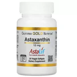 California Gold Nutrition Astaxanthin, Astaliff Pure Icelandic, 12 mg Комплексные антиоксиданты