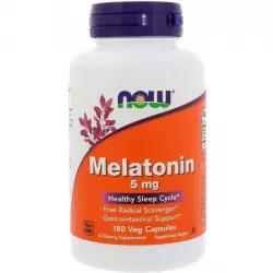 NOW Melatonin - Мелатонин 5 мг Для сна & Melatonin
