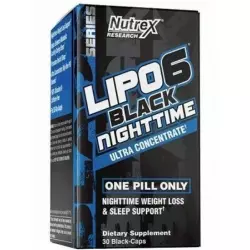 NUTREX Lipo 6 Black NightTime Ultra Concentrate Жиросжигатели