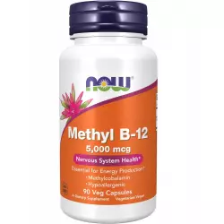 NOW FOODS Methyl B-12 5000 mcg Methylcobalamin Витамины группы B