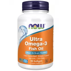 NOW FOODS Ultra Omega-3 Fish Oil 500 EPA / 250 DHA Omega 3