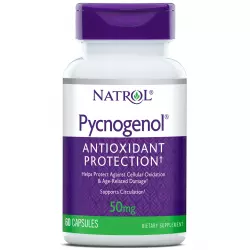 Natrol Pycnogenol 50mg противовоспалительное Антиоксиданты