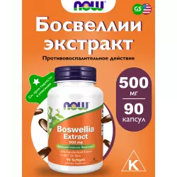 NOW FOODS Boswellia Extract 500 mg ЖКТ (Желудочно-Кишечный Тракт)