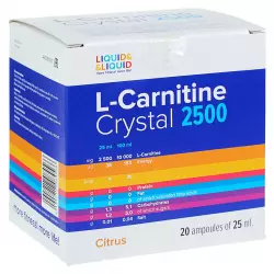LIQUID & LIQUID L-Carnitine Crystal 2500 L-Карнитин жидкий