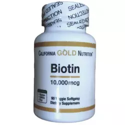 California Gold Nutrition Biotin 10 000 mcg Биотин ( Biotin - H или B7)