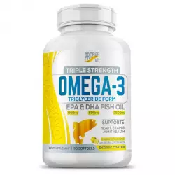 Proper Vit Triple Strength Omega 3 Fish Oil 2500mg Lemon Omega 3