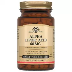 Solgar Alpha Lipoic Acid 60 mg Антиоксиданты