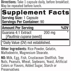 Natrol Guarana 200 mg Гуарана