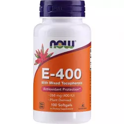 NOW Natural E-400 Витамин E
