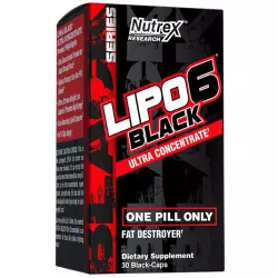 NUTREX Lipo-6 Black Ultra Concentrate (+Yohimbine) Жиросжигатели