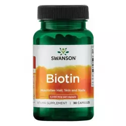 Swanson Biotin 5000 mg Биотин ( Biotin - H или B7)