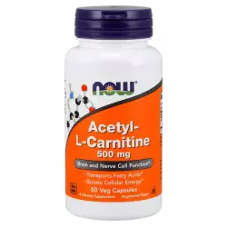 NOW Acetyl-L-Carnitine (Ацетил-L-Карнитин) Ацетил карнитин