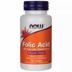 NOW FOODS Folic Acid B-12 800 Витамины группы B