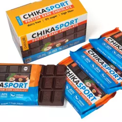 Chikalab Тёмный шоколад без сахара CHIKASPORT Протеиновые батончики