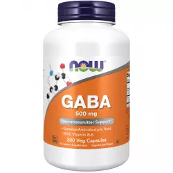 NOW FOODS GABA 500 mg with Vitamin B6 GABA