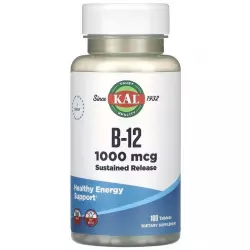 KAL B-12 Sustained Release 1000 mcg Витамины группы B