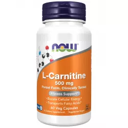 NOW FOODS L-Carnitine 500 mg L-Карнитин в капсулах