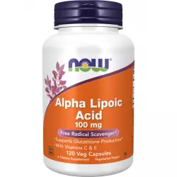 NOW FOODS Alpha Lipoic Acid 100 mg Альфа-липоевая кислота (ALA)