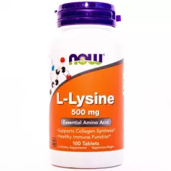 NOW FOODS L-Lysine 500 мг Лизин