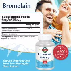 KAL Bromelain 1000 mg Антиоксиданты