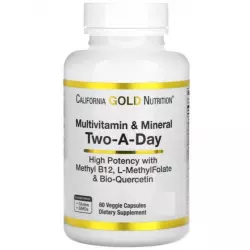 California Gold Nutrition Multivitamin and Mineral, Two-A-Day Витаминный комплекс