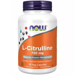 NOW FOODS L-Citrulline - L-цитруллин 750 мг Цитруллин