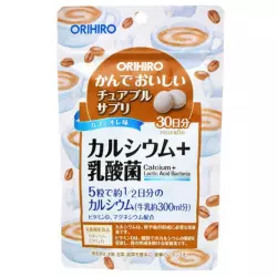 ORIHIRO Кальций с витамином D со вкусом кофе Основные минералы
