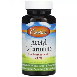Carlson Labs Acetyl L-Carnitine Ацетил карнитин