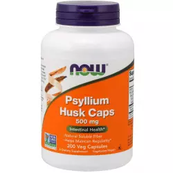 NOW Foods Psyllium Husk Caps 500 мг ЖКТ (Желудочно-Кишечный Тракт)