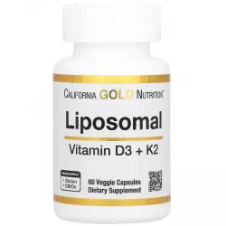 California Gold Nutrition Liposomal Vitamin K2+ D3 Витамин D