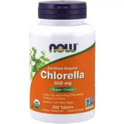 NOW FOODS Chlorella 500 mg Антиоксиданты