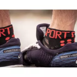 Compressport Носки Run Ultralight Low v3 Черный Компрессионные носки