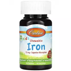 Carlson Labs Kids Chewable Iron 15 mg Витамины для детей