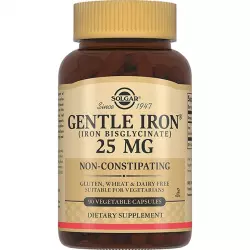 Solgar Gentle Iron бисглицинат (25 мг) Железо