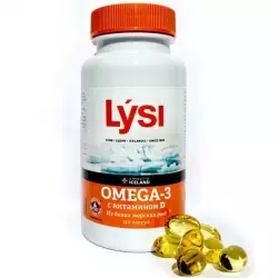 LYSI Омега-3 с витамином D Omega 3