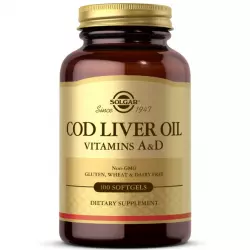 Solgar Cod Liver Oil Vitamins A#D Omega 3