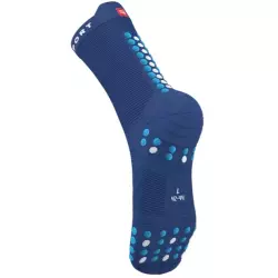 Compressport Носки V4 Run Hi Sodalite/Fluo Blue Компрессионные носки