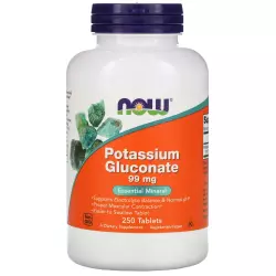 NOW Potassium Gluconate 99 мг Калий