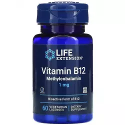 Life Extension Vitamin B12 Methylcobalamin 1 mg Витамины группы B