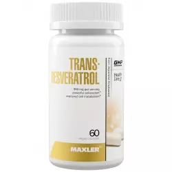 MAXLER (USA) Trans-Resveratrol 300 mg Комплексные антиоксиданты
