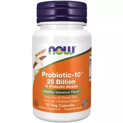 NOW FOODS Probiotic-10 25 Billion Пробиотики