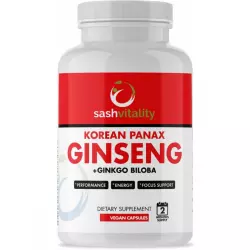 Sash Vitality Ginseng + Ginkgp Biloba 1300 mg NO-Бустеры