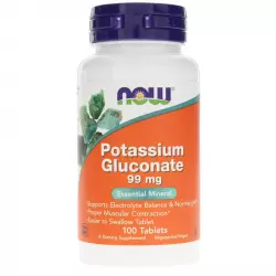 NOW FOODS Potassium Gluconate 99 мг Калий