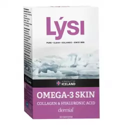 LYSI ЛИСИ ОМЕГА-3 СКИН с Коллагеном/Гиалуроновой кислотой Omega 3